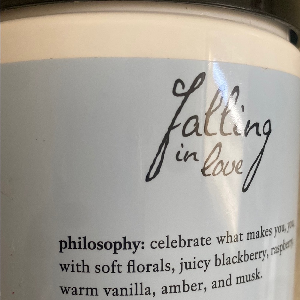 Philosophy Falling in Love Whipped Body Crème - large size 20 fl oz - Picture 2 of 3